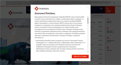 Desktop Screenshot of investors.pl
