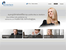 Tablet Screenshot of investors.lv